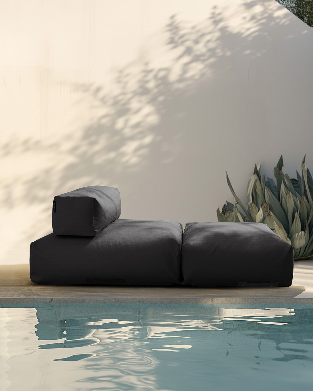 Poolsofa double in Anthrazit