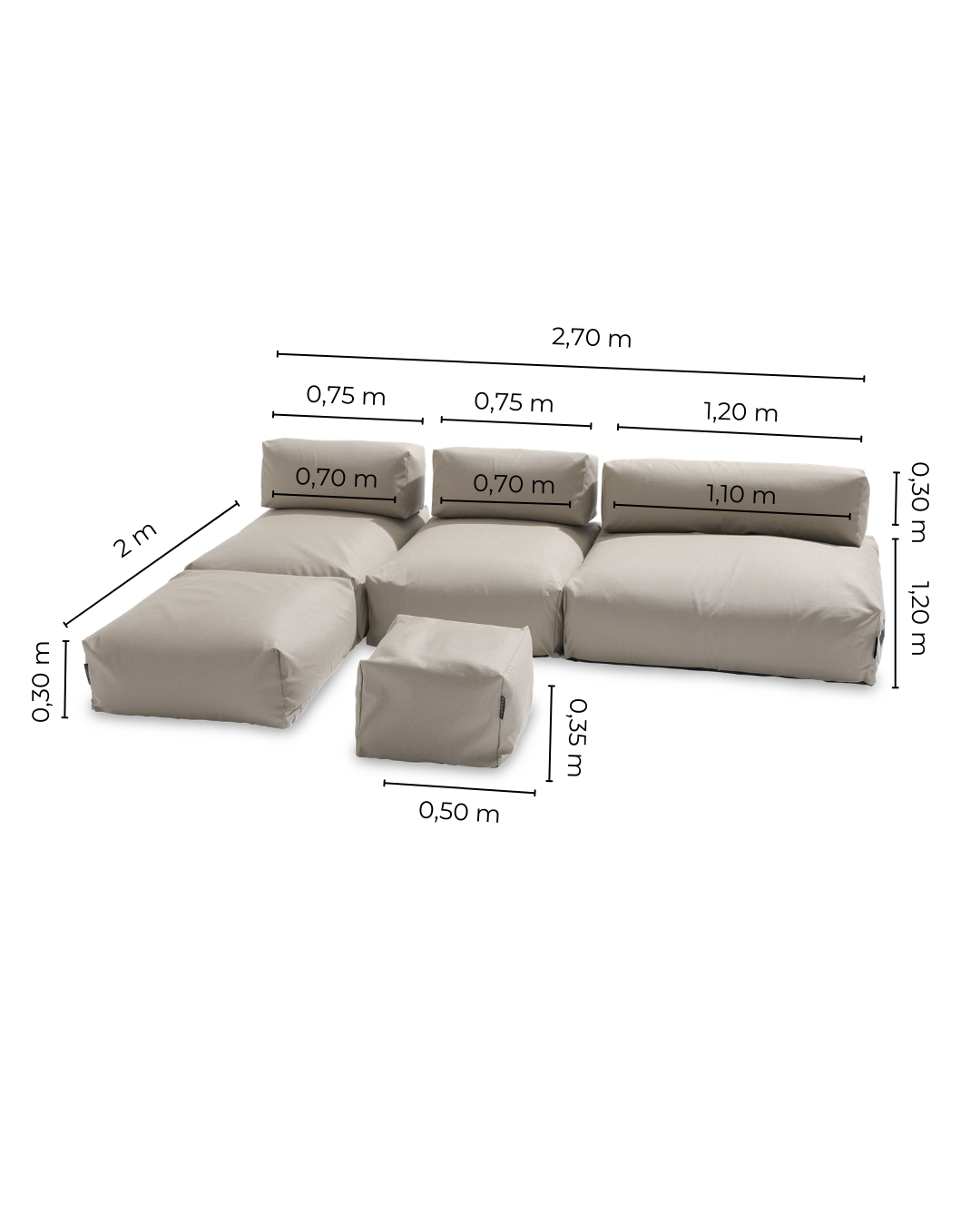 POOLSOFA Set B