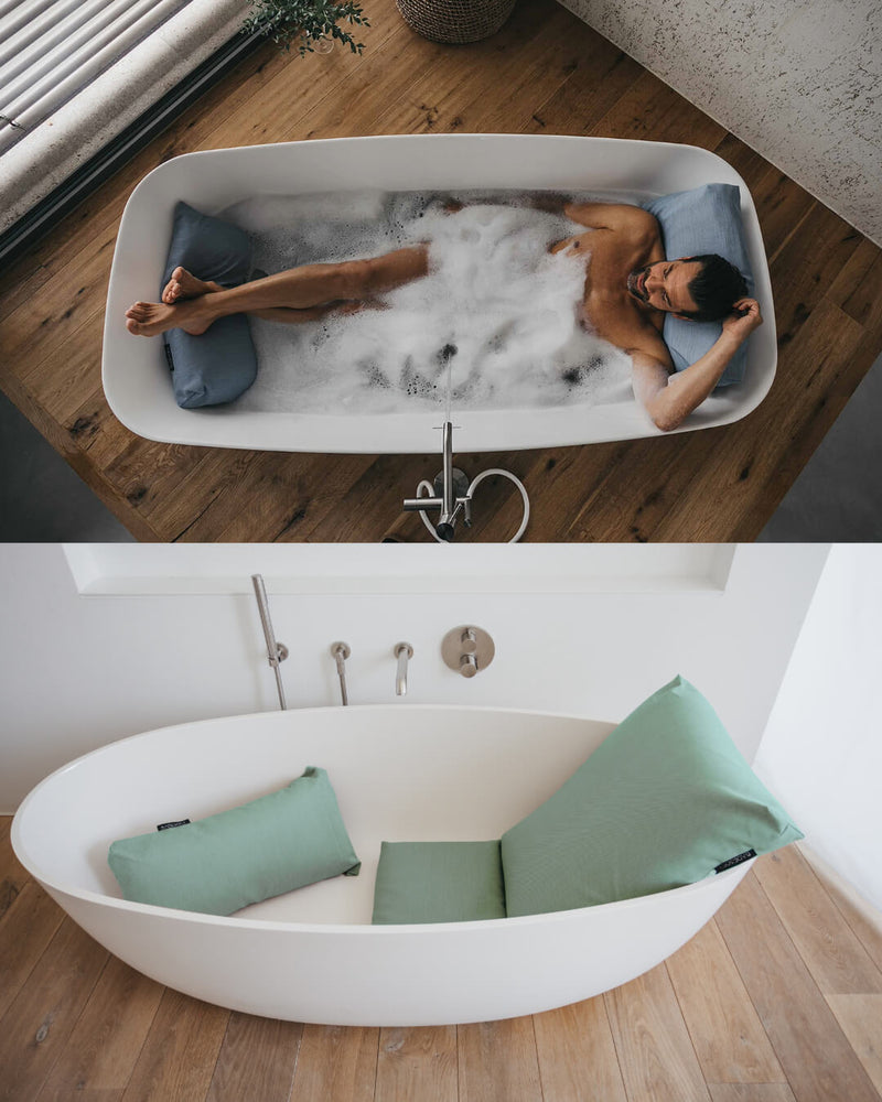  & Badesofa Set of 3 | Rücken-, Fuss-, Sitzkissen