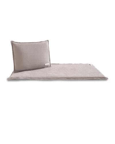 Saunasofa Set short in Taupe #farbe_taupe $ Auflage Size Short