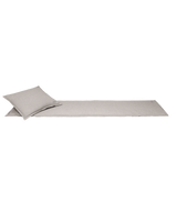 Saunasofa Set long in Taupe 